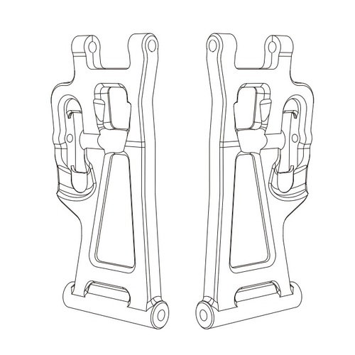 MJX Rear Lower Swing Arm