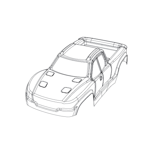 MJX 16208 Body shell [1601C]