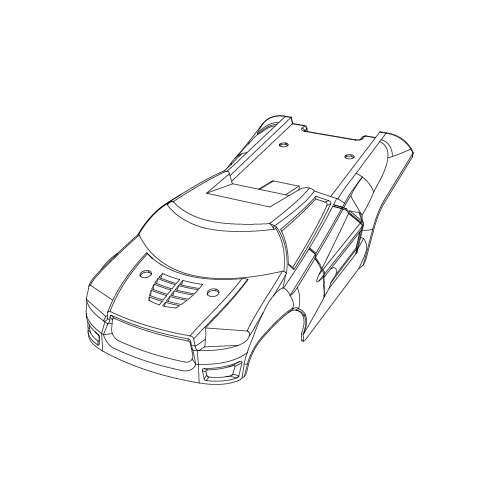 MJX 16210 Body shell [1601F]