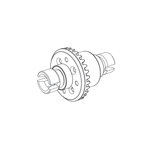 MJX Metal Gears Diff Complete Assembly [16420]