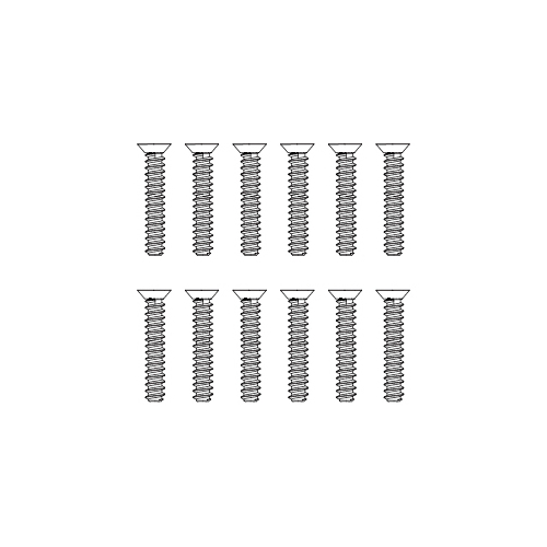 MJX Countersunk Flat Head Screws (12pcs) [M26125]