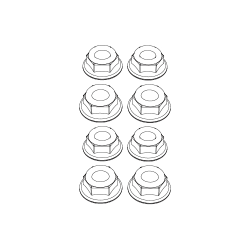 MJX M4 Wheel Lock Nut (8pcs) [M40]