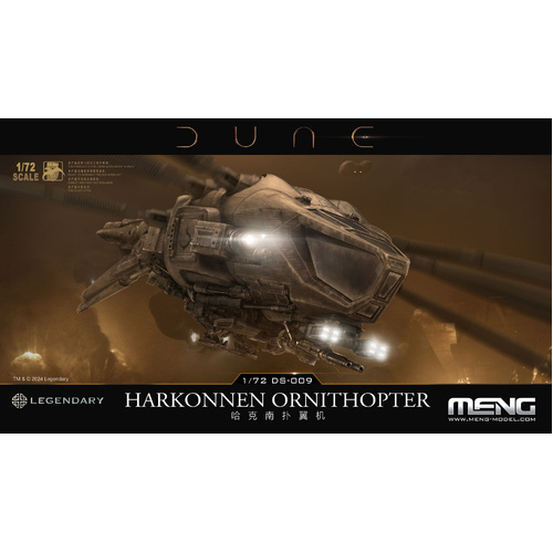 Meng 1/72 Dune Harkonnen Ornithopter Plastic Model Kit