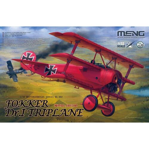 Meng 1/32 Fokker Dr.I Triplane Plastic Model Kit