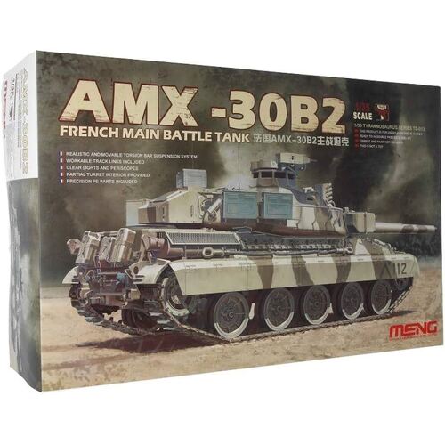 Meng 1/35 French Main Battle Tank AMX-30B2 Plastic Model Kit