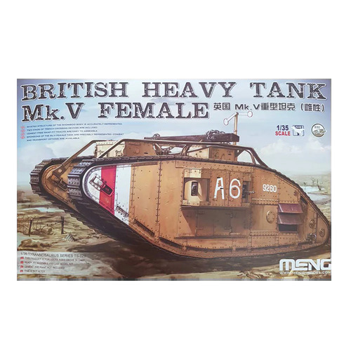 Meng 1/35 British Heavy Tank Mk.V Female Plastic Model Kit