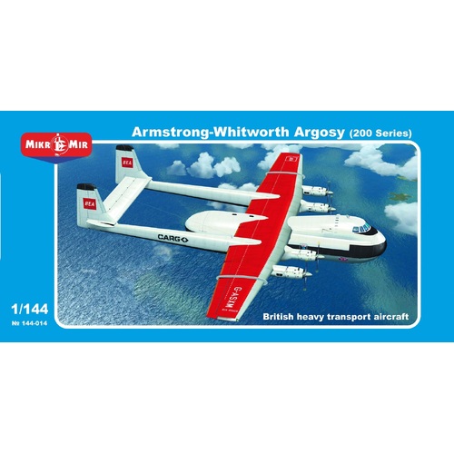 Micromir 1/144 British heavy transport aircraft ARGOSY (200 series ) Plastic Model Kit