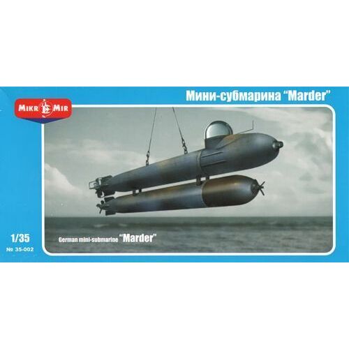 Micromir 1/35 MARDER - German MINI-SUBMARINE Plastic Model Kit