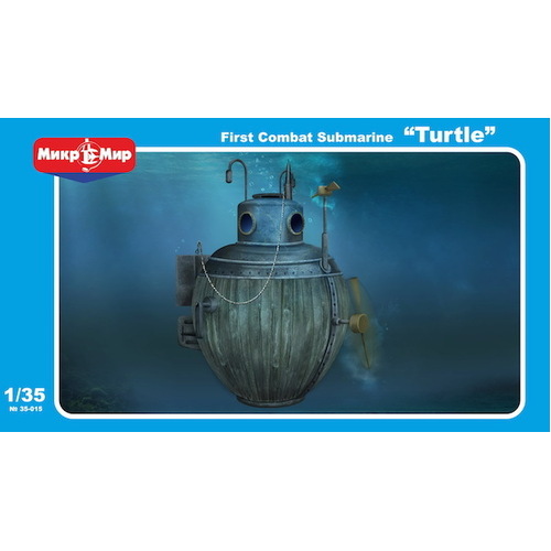 Micromir 1/35 Turtle - first combat submarine Plastic Model Kit