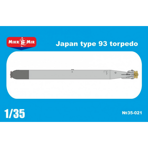 Micromir 1/35 Japan Type93 torpedo (2 pcs in box ) Plastic Model Kit