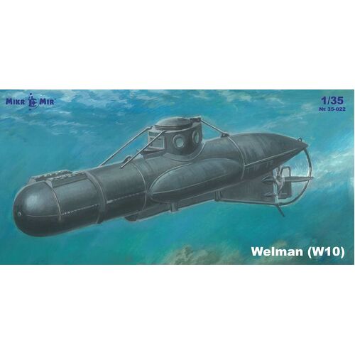 Micromir 1/35 Submarine Welman W-10 Plastic Model Kit