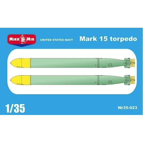 MikroMir 1/35 US Navy Mark 15 torpedo Plastic Model Kit [35-023 ]