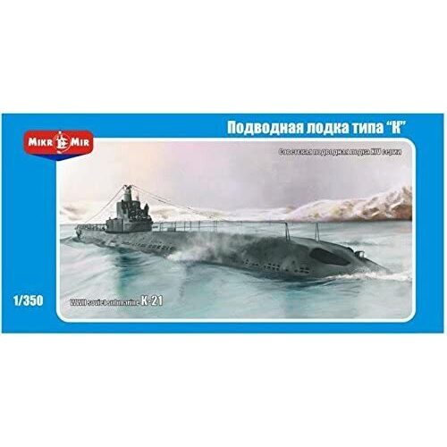 Micromir 1/350 Russian submarine type "K" Plastic Model Kit