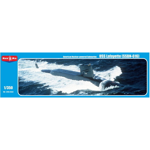 Micromir 1/350 USS Lafayette Plastic Model Kit