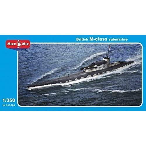 Micromir 1/350 British M-Class submarine Plastic Model Kit