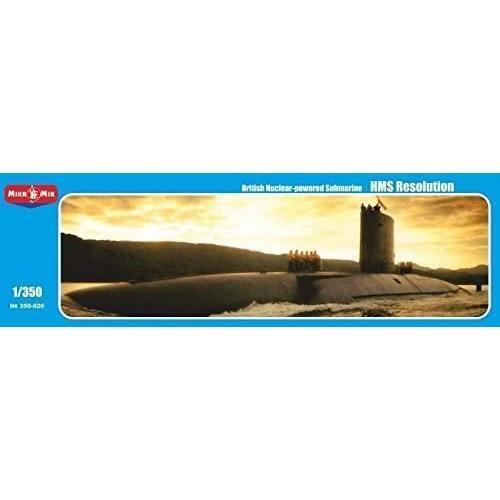 Micromir 1/350 HMS Resolution - British nuclear powered submarine Plastic Model Kit