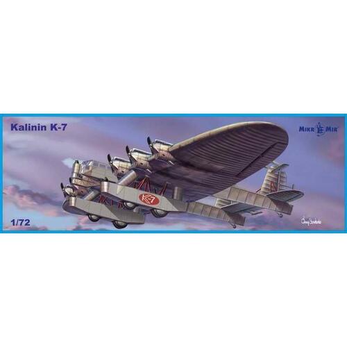 Micromir 1/72 Kalinin K-7 Plastic Model Kit