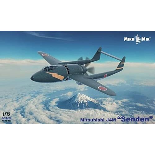 MikroMir 1/72 Mitsubishi J4M Senden w/Sakae Plastic Model Kit