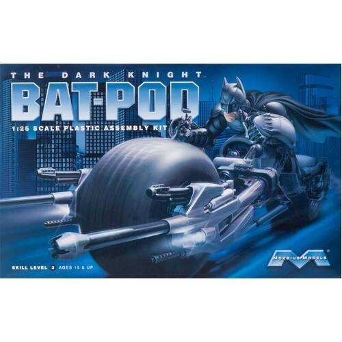 Moebius 1/25 Batman Dark Knight Rises Bat-Pod Plastic Model Kit [920]