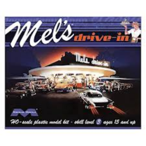 Moebius Mel's Drive-In (HO Scale) Plastic Model Kit