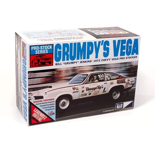 MPC 1/25  1972 Chevy Vega Pro Stock / Bill "Grumpy" Jenkins Plastic Model Kit