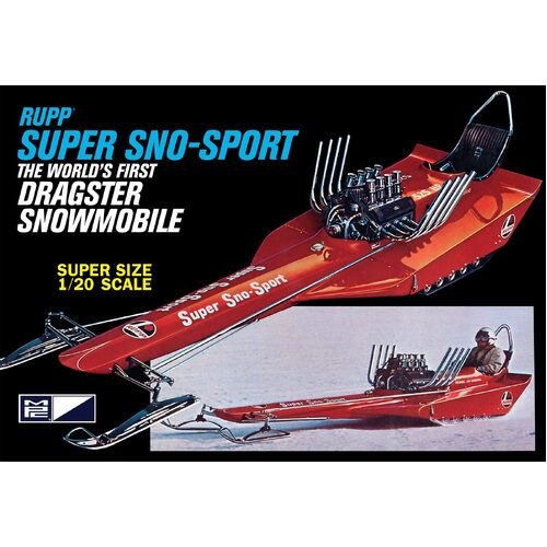 MPC 1/20 Rupp Super Sno-Sport Snow Dragster Plastic Model Kit