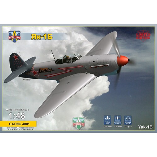 ModelSvit 1/48 Yak-1B Soviet fighter Plastic Model Kit