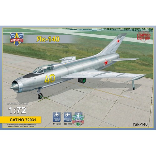 ModelSvit 1/72 Yak 140 Prototype Plastic Model Kit