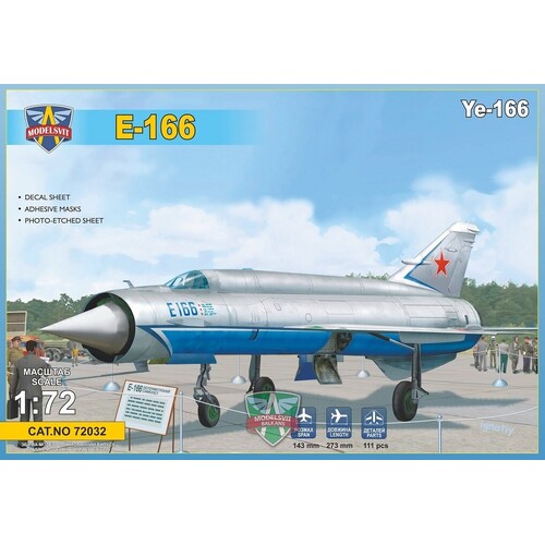 ModelSvit 1/72 Ye-166 Heavy experimental interceptor Plastic Model Kit