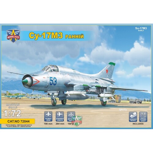 ModelSvit 1/72 Su-17M3 "Early prod." advanced fighter Plastic Model Kit