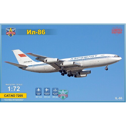 ModelSvit 1/72 IL-86 wide-body airliner Plastic Model Kit