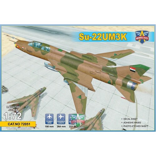 ModelSvit 1/72 Su-22UM3K advanced two-seat trainer (Export version) Plastic Model Kit