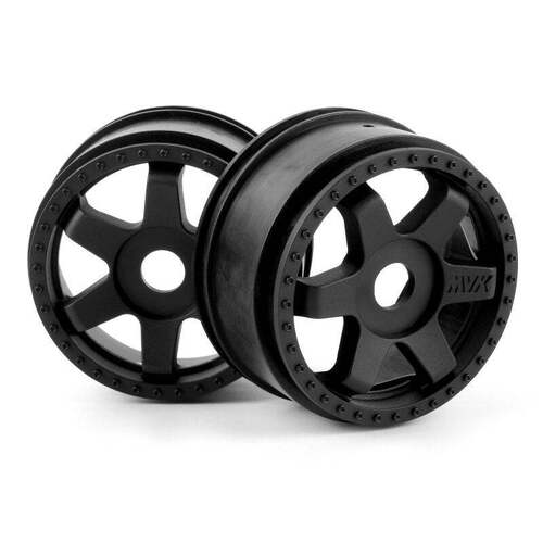 Maverick QuantumR Race Truck Wheel (Black/2pcs) [150295]