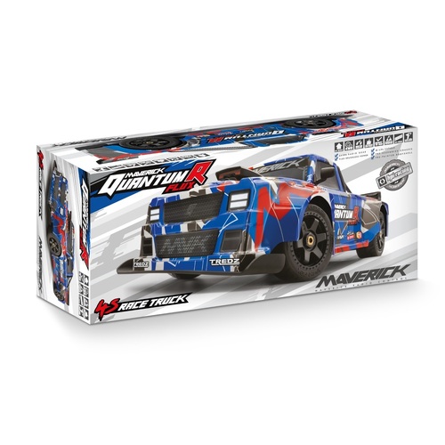 Maverick QuantumR Flux 4S 1/8 4WD Race Truck - Blue/Red [150312]