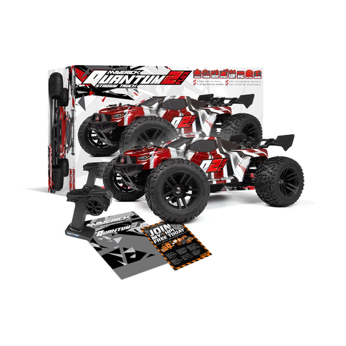 Maverick Quantum2 XT Flux 1/10th Stadium Truck-Red