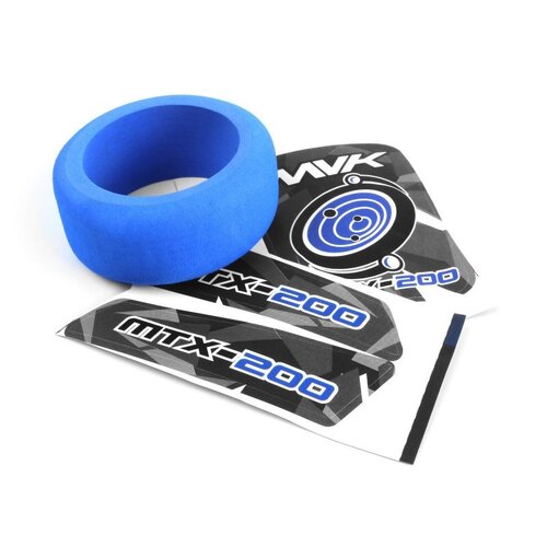 Maverick Atom Transmitter Wheel Foam & Decals (Blue)