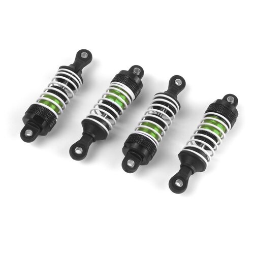 Maverick Atom Aluminum Oil-Filled Shock Absorber Set (Green/4pcs)