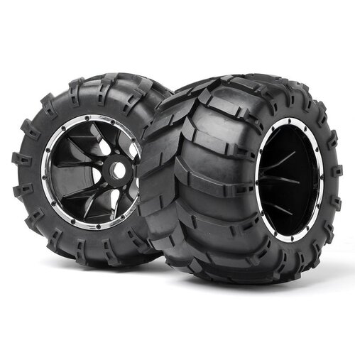 Maverick MV24107 Mounted Wheels and Tyres 2 Pcs (Blackout MT)