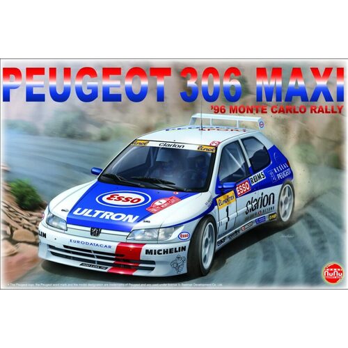 NuNu 1/24 Porsche 306 Maxi '96 Monte Carlo Ver. Plastic Model Kit