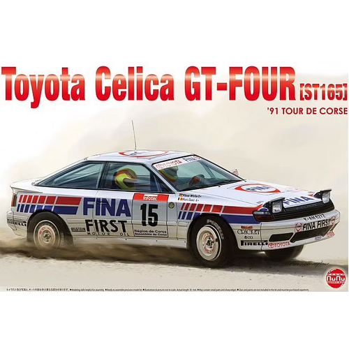 NuNu 1/24 Toyota Celica GT4 ST165 Tour de corse 1991 Plastic Model Kit