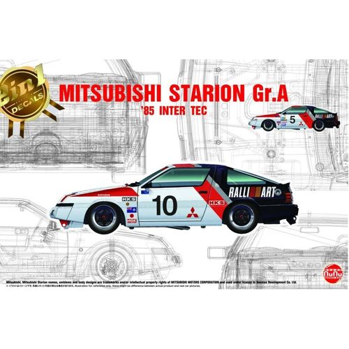 NuNu 1/24 Mit Starion 1985 Japan TEC Plastic Model Kit [24031]