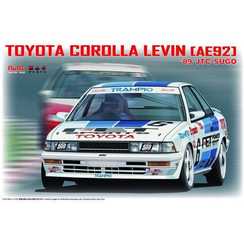 NuNu 1/24 Toyota Corolla Levin [AE92] '89 JTC SUGO Plastic Model Kit