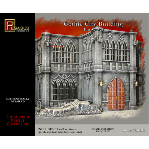 Pegasus 28mm Gothic City Building Large Set Plastic Model Kit [4923]