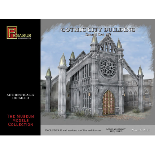 Pegasus 28mm Gothic City Building Small Set #2 Plastic Model Kit [4925]