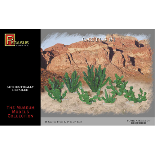 Pegasus 1/72 Cactus set #1 Plastic Model Kit [6507]