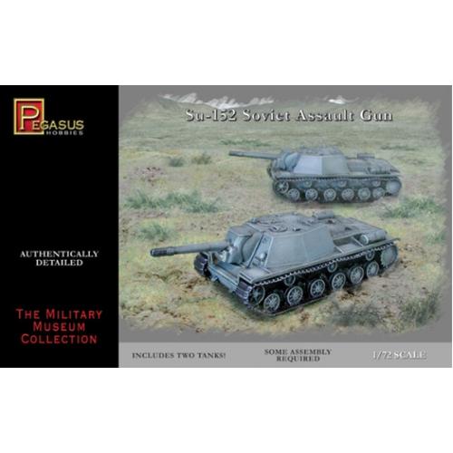 Pegasus 1/72 SU-152 Soviet Assault Guns (2 per pack)