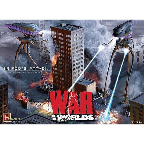 Pegasus 1/350 War of the Worlds Tripods Attack