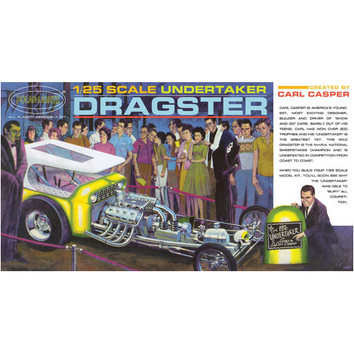 Polar Lights 1/25 Carl Casper Undertaker Dragster Plastic Model Kit