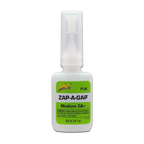 Zap-A-Gap CA+ Medium Cyanoacrylate (Green) 1/2oz/14.1g