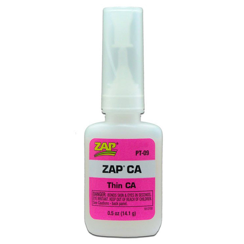 Zap-A-Gap CA Thin Cyanoacrylate (Pink) 1/2oz/14.1g